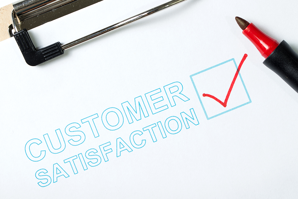 CUSTOMERSATISFACTIONにチェックがつけられている
